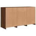 Pikkukuva 8 / 11: vidaXL Senkki LED-valoilla ruskea tammi 123x37x67 cm