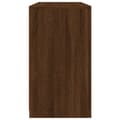 Miniatyrbilde 7 av 11: vidaXL Skjenk med LED-lys brun eik 123x37x67 cm