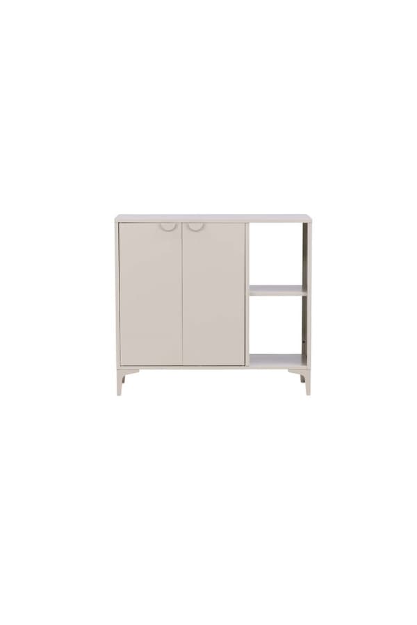 Piring skænk 2 låger 1 hylde beige.