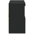 Miniatyrbillede 8 af 11: vidaXL skænk med LED-lys 81x37x67 cm sort