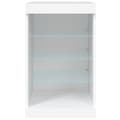 Miniatyrbilde 6 av 11: vidaXL Skjenk med LED-lys hvit 41x37x67 cm