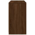 Miniatyrbilde 8 av 11: vidaXL Skjenk med LED-lys brun eik 60,5x37x67 cm