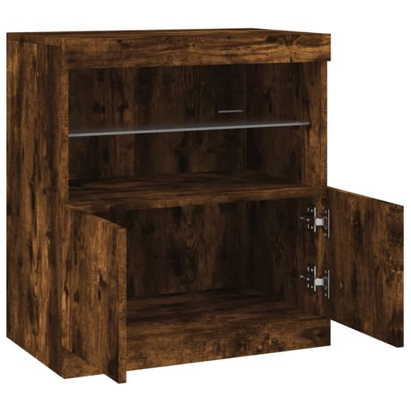 vidaXL Senkki LED-valoilla savutammi 60x37x67 cm