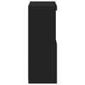 Pikkukuva 8 / 11: vidaXL Senkki LED-valoilla musta 60,5x37x100 cm