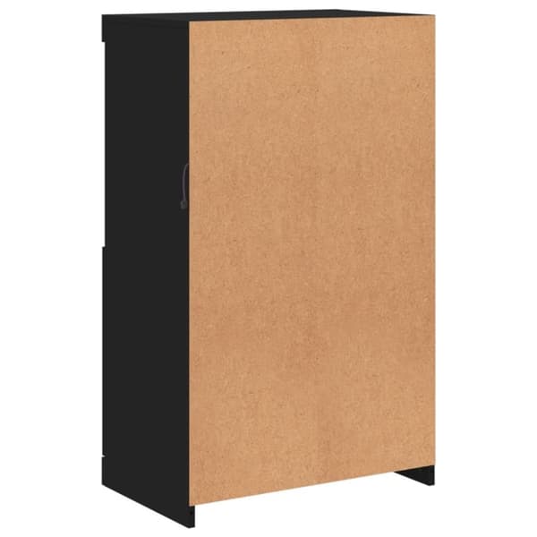 vidaXL Senkki LED-valoilla musta 60,5x37x100 cm