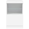 Miniatyrbilde 6 av 11: vidaXL Skjenk med LED-lys hvit 41x37x67 cm