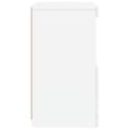 Miniatyrbilde 8 av 11: vidaXL Skjenk med LED-lys hvit 41x37x67 cm