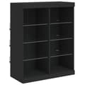 Miniatyrbillede 2 af 11: vidaXL skænk med LED-lys 81x37x100 cm sort