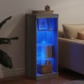 Pikkukuva 3 / 11: vidaXL Senkki LED-valoilla harmaa Sonoma 41x37x100 cm