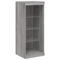 Pikkukuva 5 / 11: vidaXL Senkki LED-valoilla harmaa Sonoma 41x37x100 cm