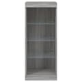 Pikkukuva 6 / 11: vidaXL Senkki LED-valoilla harmaa Sonoma 41x37x100 cm