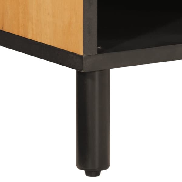 vidaXL Sivukaappi 80x33x75 cm täysi akasiapuu