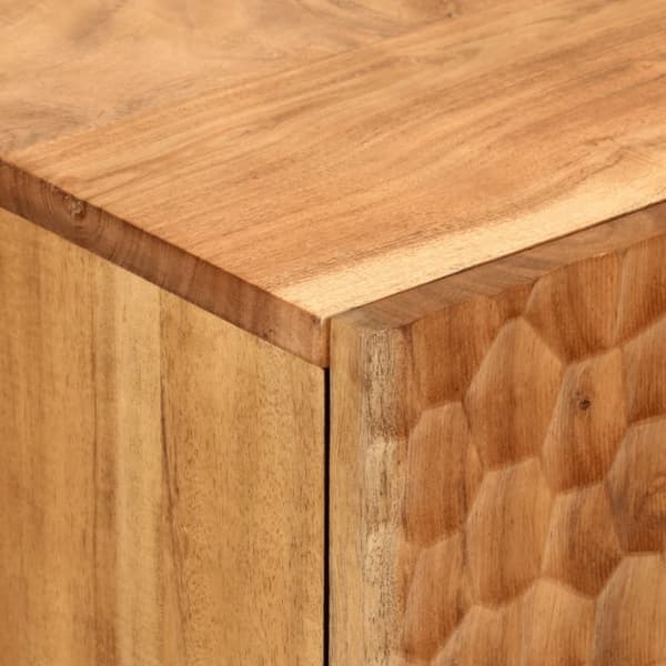 vidaXL skab 60x33x75 cm massivt akacietræ