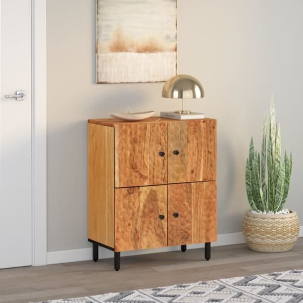 vidaXL skab 60x33x75 cm massivt akacietræ