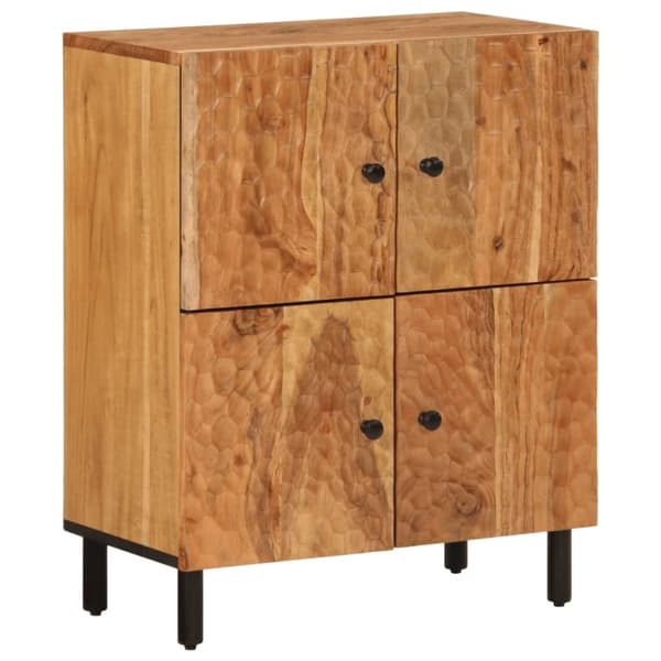 vidaXL skab 60x33x75 cm massivt akacietræ