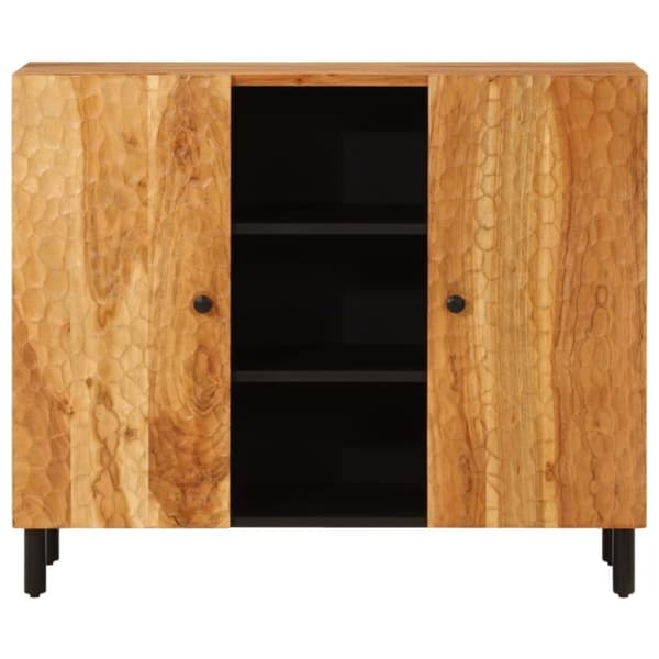 vidaXL skab 90x33x75 cm massivt akacietræ