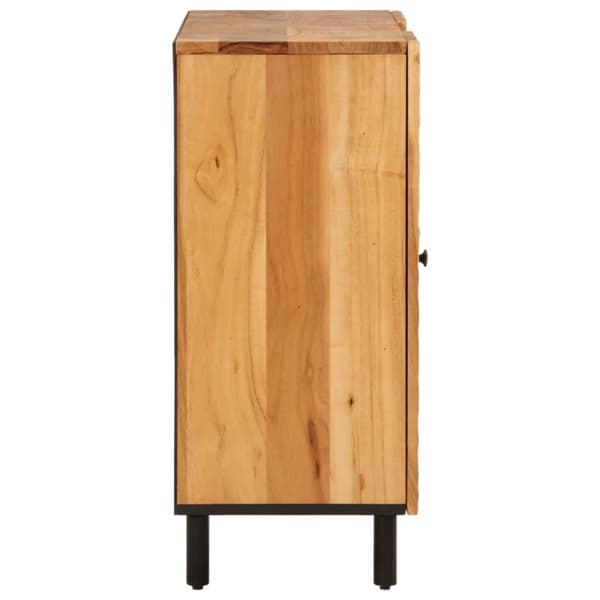 vidaXL skab 90x33x75 cm massivt akacietræ