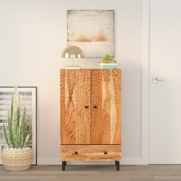 vidaXL skab 60x33x100 cm massivt akacietræ