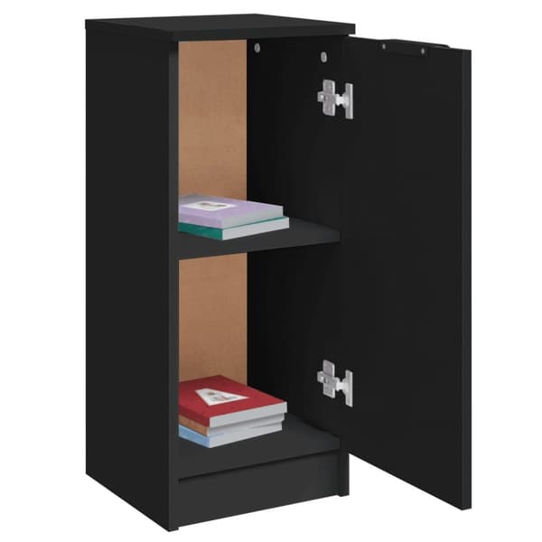 Senkit 2 kpl musta 30x30x70 cm tekninen puu