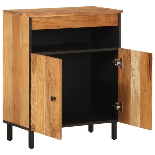 vidaXL skab 60x33x75 cm massivt akacietræ