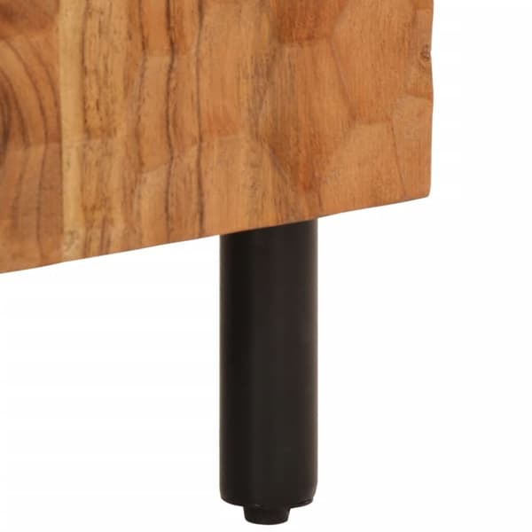 vidaXL skab 60x33x75 cm massivt akacietræ