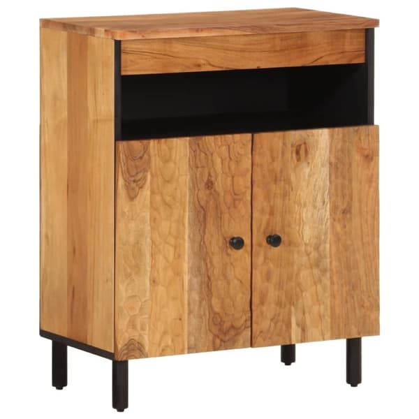 vidaXL skab 60x33x75 cm massivt akacietræ