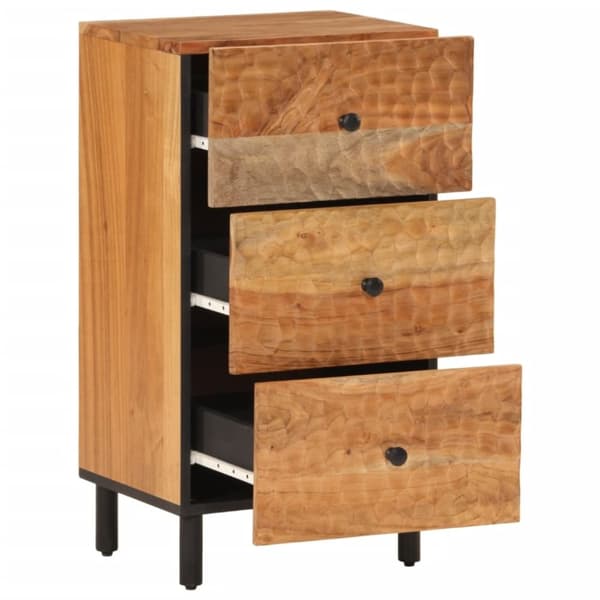 vidaXL Sideskap 40x33x75 cm heltre akasie