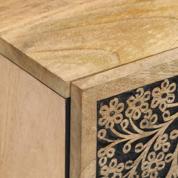 vidaXL skab 40x33x75 cm massivt mangotræ