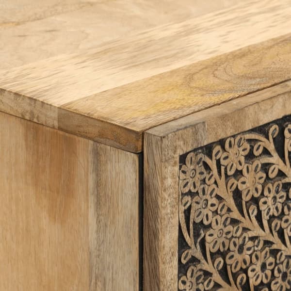 vidaXL Highboard 60x33x100 cm heltre mango