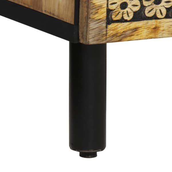 vidaXL Highboard 60x33x100 cm heltre mango