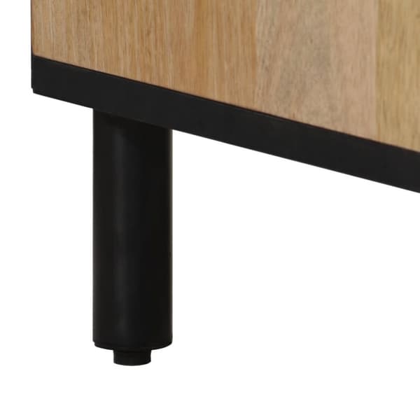 vidaXL Sidoskåp 60x33x75 cm massivt mangoträ
