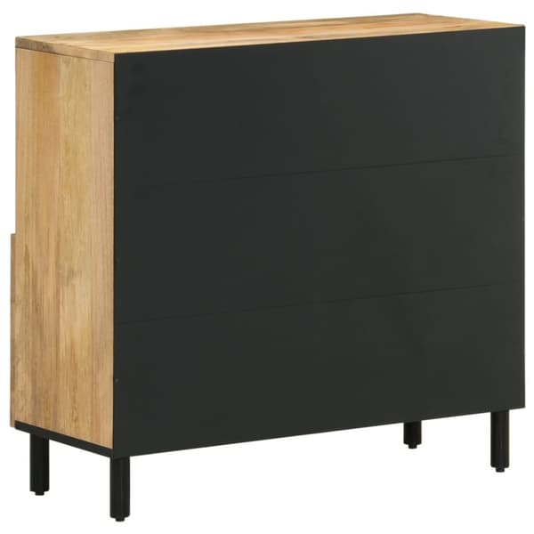 vidaXL Sideskap 80x33x75 cm heltre mango
