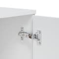 Miniatyrbilde 8 av 11: vidaXL Skjenk VIKEN hvit 80x40x80 cm konstruert tre
