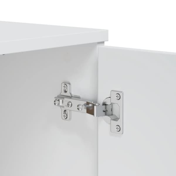vidaXL Skjenk VIKEN hvit 80x40x80 cm konstruert tre