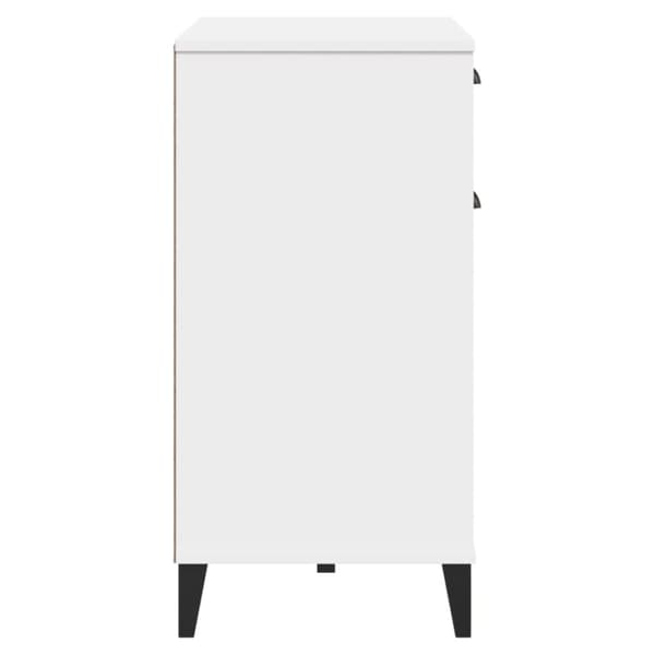 vidaXL Senkki VIKEN valkoinen 80x40x80 cm tekninen puu
