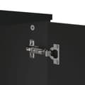 Miniatyrbild 8 av 11: vidaXL Sidobord VIKEN svart 80x40x80 cm konstruerat trä