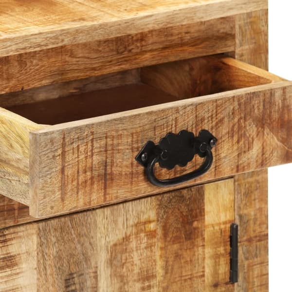 vidaXL Skänk 80x30x65 cm massivt grovt mangoträ