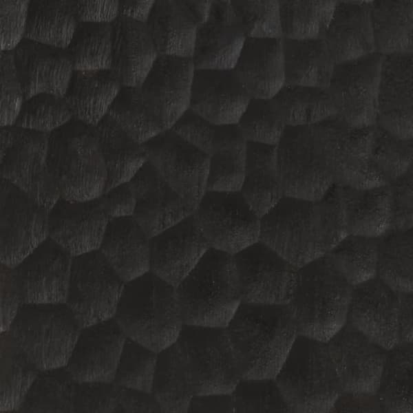 vidaXL skab 80x33x75 cm massivt mangotræ sort