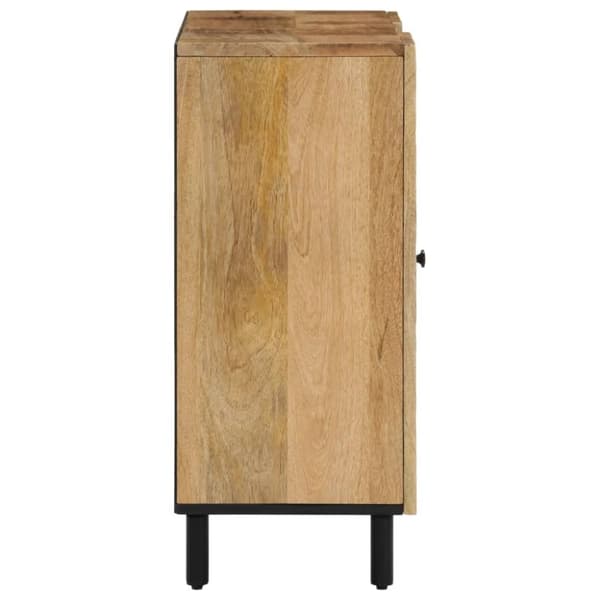 vidaXL Sidoskåp 90x33x75 cm massivt mangoträ
