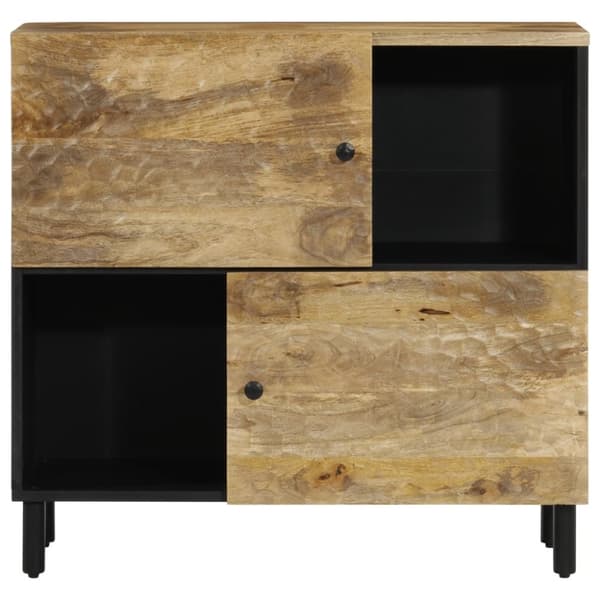 vidaXL skab 80x33x75 cm massivt mangotræ
