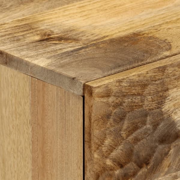 vidaXL skab 80x33x75 cm massivt mangotræ