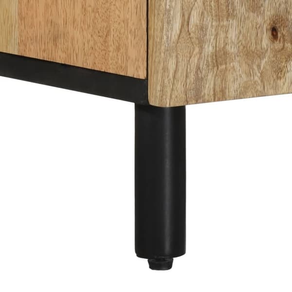 vidaXL Sidoskåp 60x33x75 cm massivt mangoträ