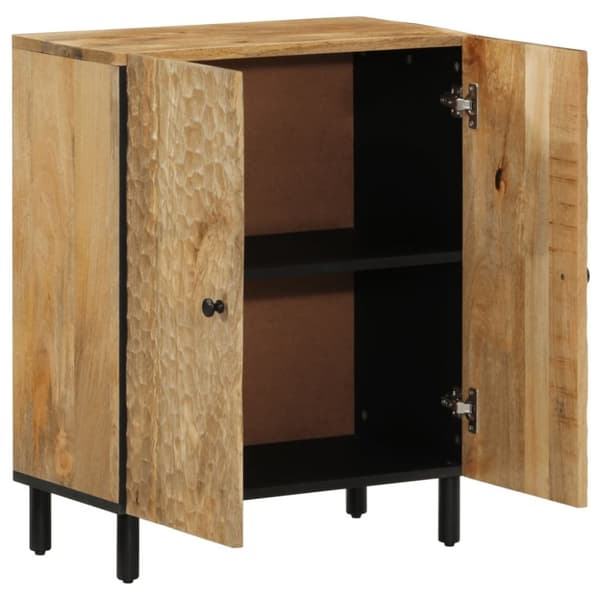 vidaXL skab 60x33x75 cm massivt mangotræ