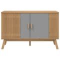 Pikkukuva 7 / 11: vidaXL Senkki OLDEN harmaa ja ruskea 114x43x73,5 cm täysi mänty