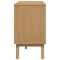 Pikkukuva 8 / 11: vidaXL Senkki OLDEN harmaa ja ruskea 114x43x73,5 cm täysi mänty