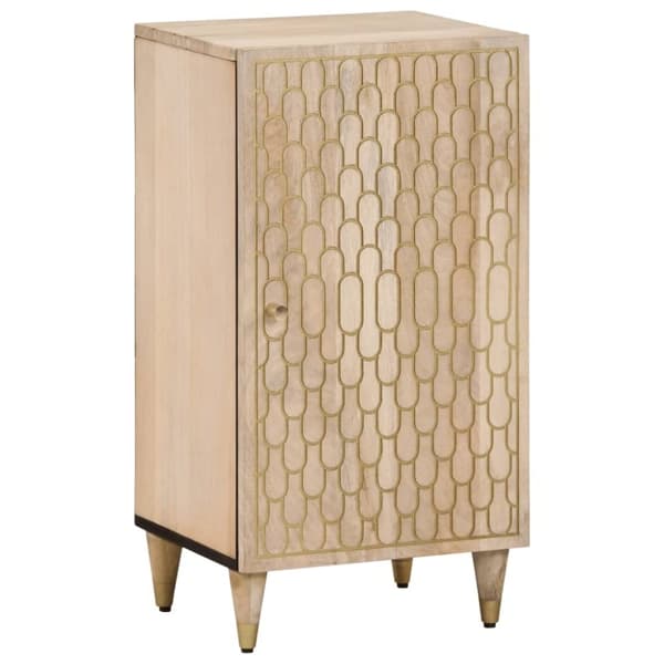 vidaXL skab 40x33x75 cm massivt mangotræ