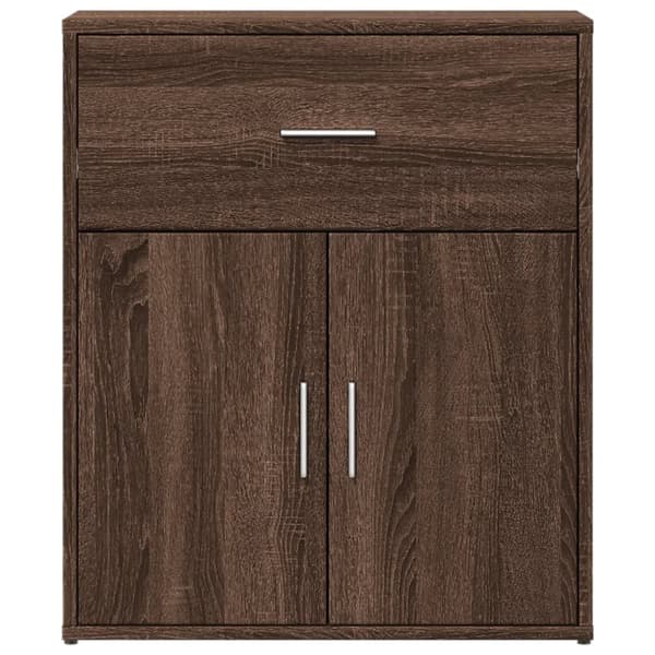 vidaXL Skjenk brun eik 60x31x70 cm konstruert tre
