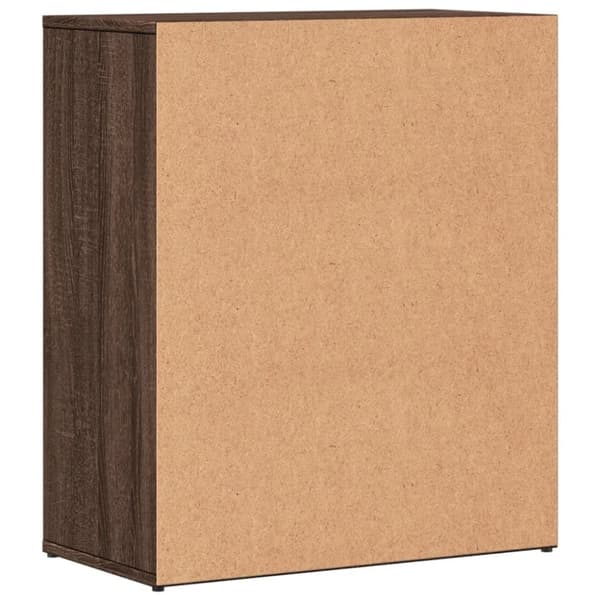 vidaXL Skjenk brun eik 60x31x70 cm konstruert tre
