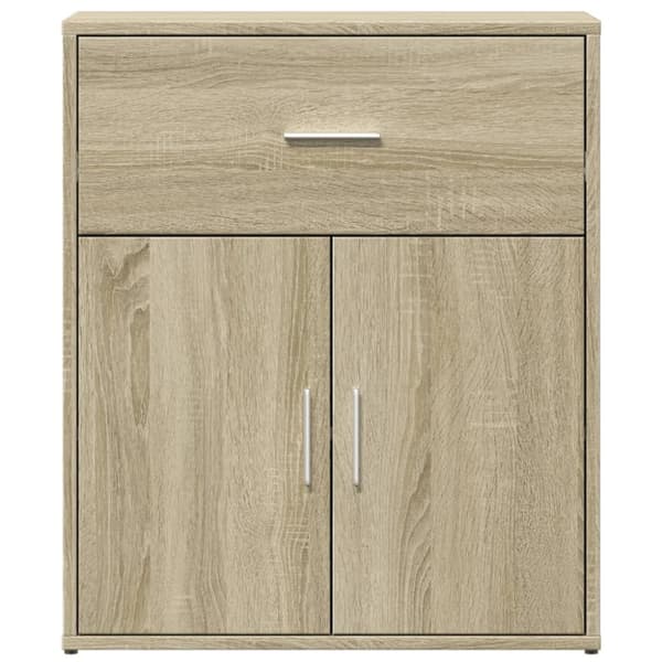 vidaXL skænk 60x31x70 cm konstrueret træ sonoma-eg