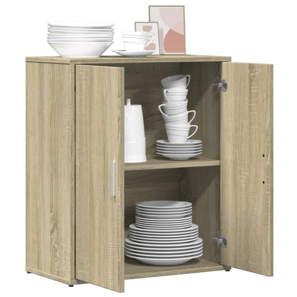 vidaXL Senkki Sonoma-tammi 60x31x70 cm tekninen puu